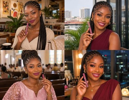 Warm-Tone Matte Lip Gloss Set — Waterproof · Pay on Delivery Ghana