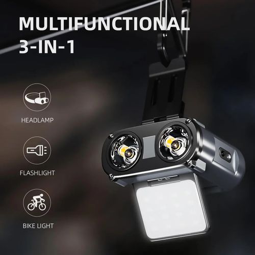🔥 Last Day 55% OFF Rechargeable LED Headlamp — See Brighter, Go Further! 🔥