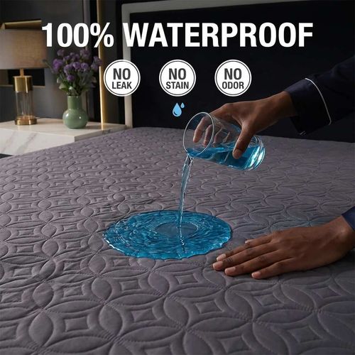 🔥FINAL 3 AT PROMO PRICE🔥 Premium Waterproof Bedding Set 3PCS (Includes 1 Mattress Protector And 2 Pillowcases)