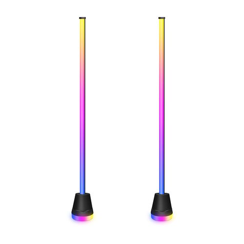 🔥FINAL 1 AT PROMO PRICE🔥GvvooHome Smart RGB Energy-Saving LED Corner Floor Lamp,172 LEDs Bright Standing Lamps for Living Room with APP and Remote,Modern Floor Lamp with Music Sync and 16 Million Colors, Ambient Lighting for Bedroom