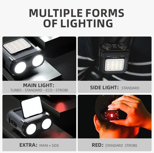 🔥 Last Day 55% OFF Rechargeable LED Headlamp — See Brighter, Go Further! 🔥