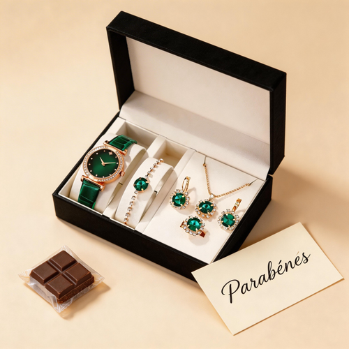 Conjunto de Acessórios de Luxo 5 Peças | Pagamento na Entrega Luanda