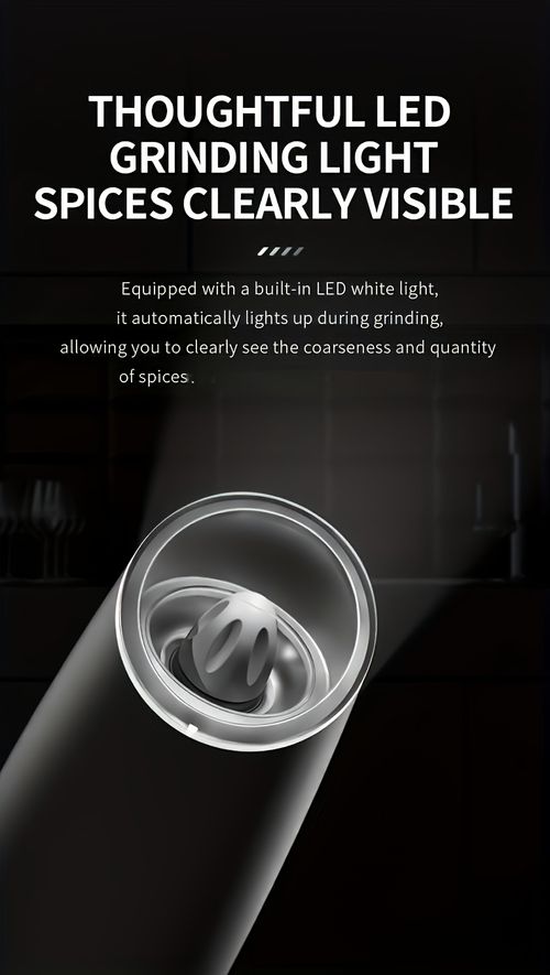 Salt Grinder with Gravity Sensor