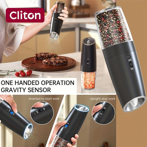 Salt Grinder with Gravity Sensor