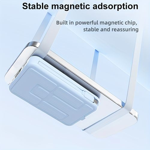 10000mAh Magnetic Fast Charging Power Bank With Digital Screen,
