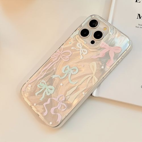 Phone Case Dopamine Colorful Bow 17 Pro Max Apple 16 Compatible iPhone 16 Case 14