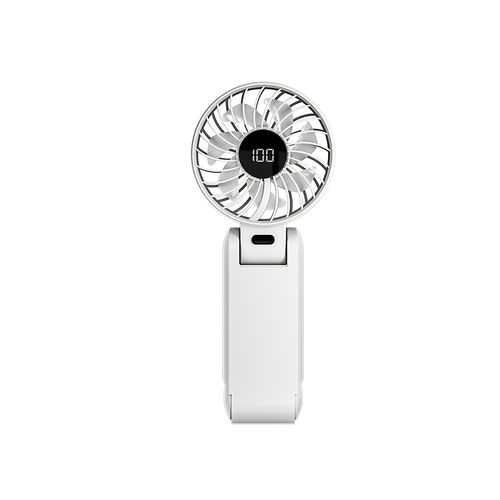 Handheld Folding Fan with Digital Display