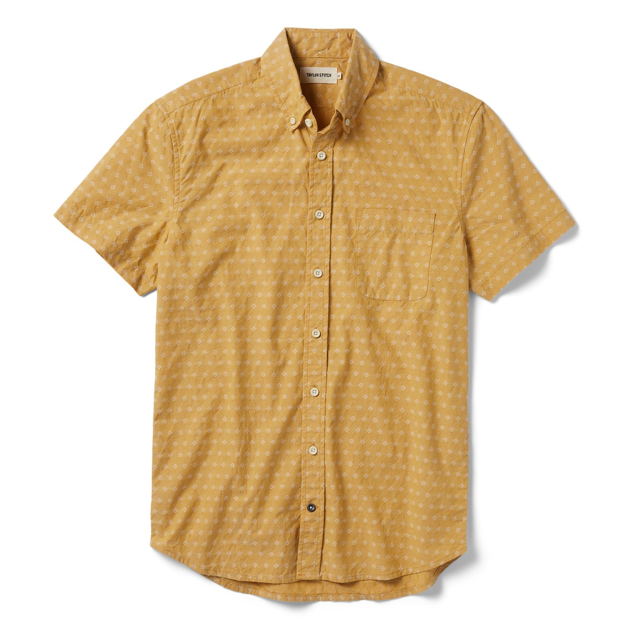 Vewse Short Sleeve Jack in Gold Diamond