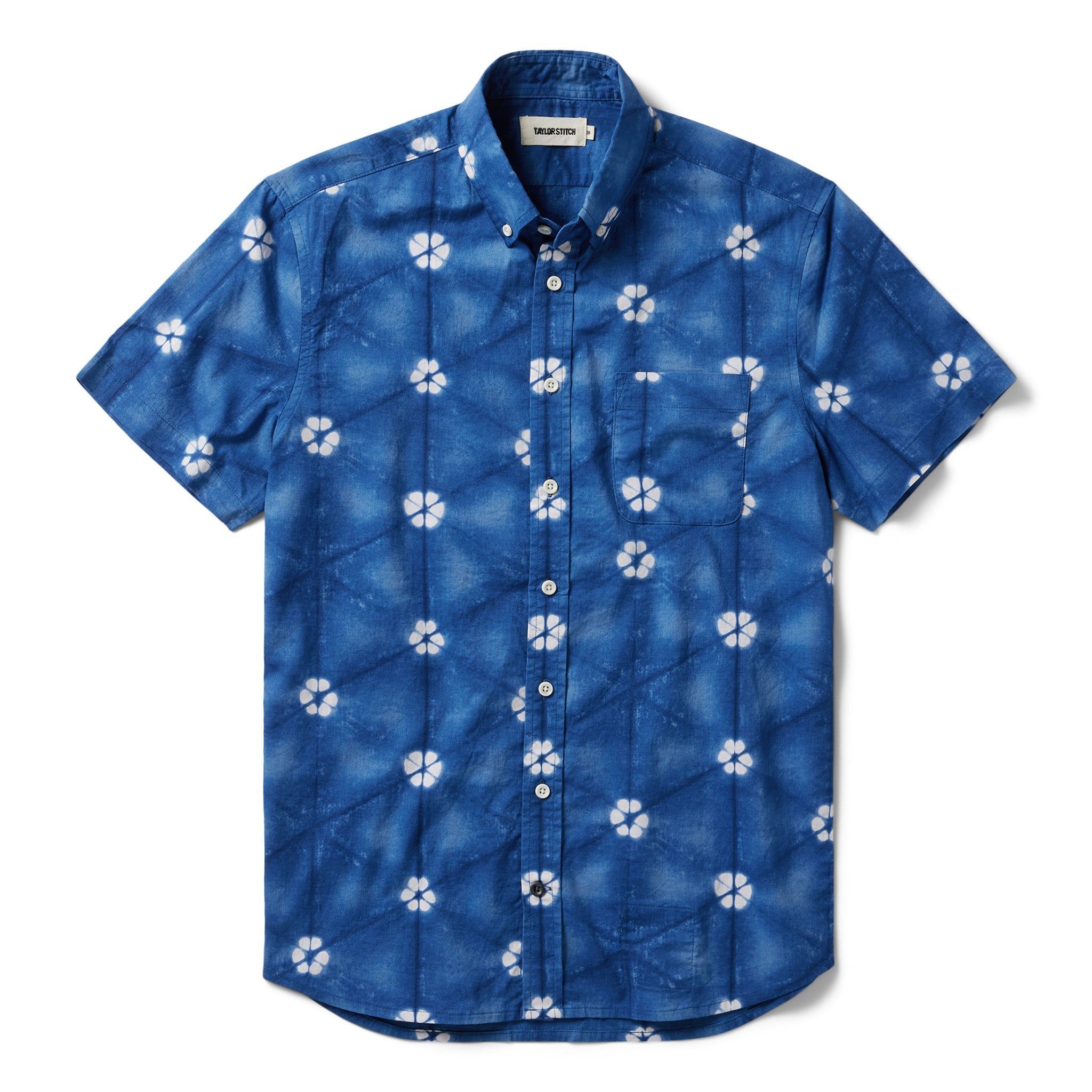 Vewse Short Sleeve Jack in Deep Navy Floral