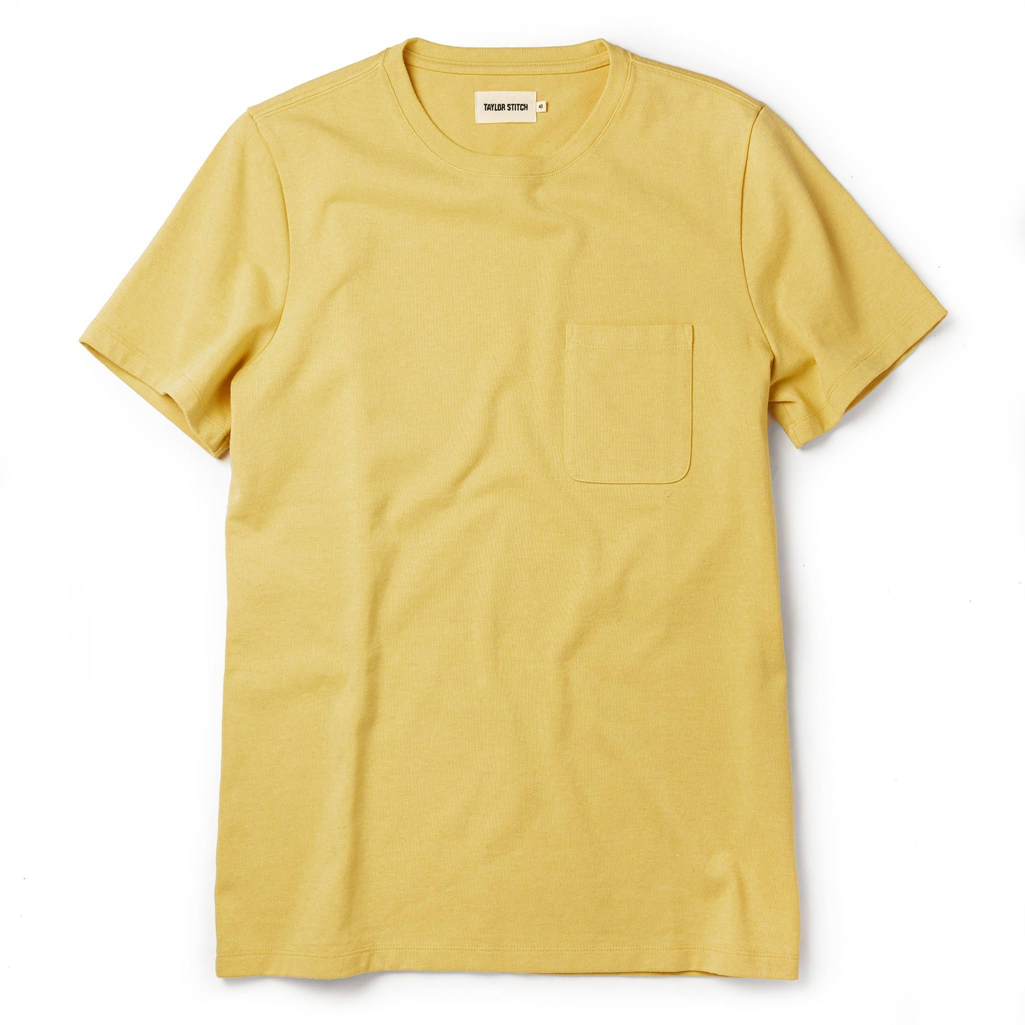 Vewse Heavy Bag Tee in Straw