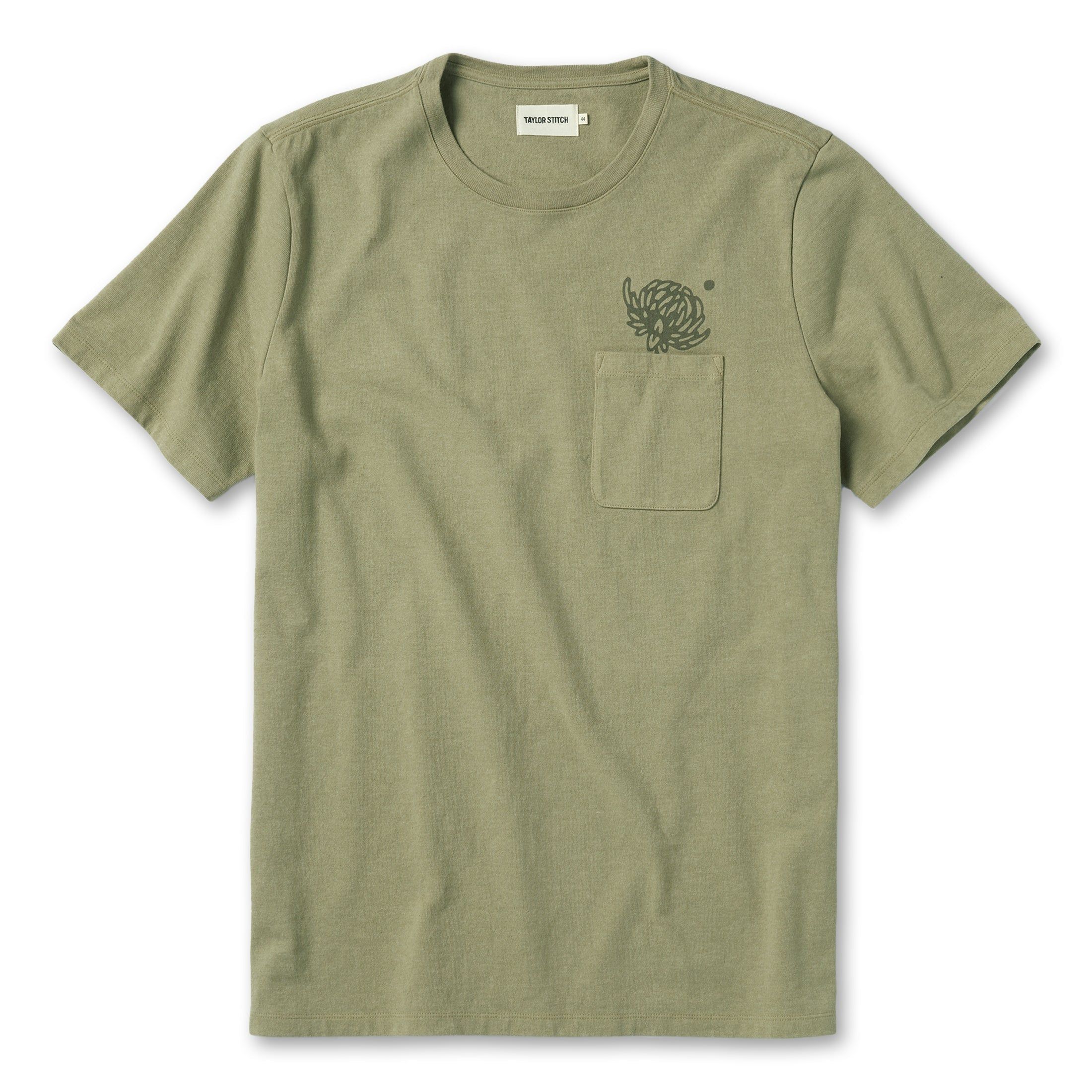 Vewse Heavy Bag Tee in Sage Dahlia