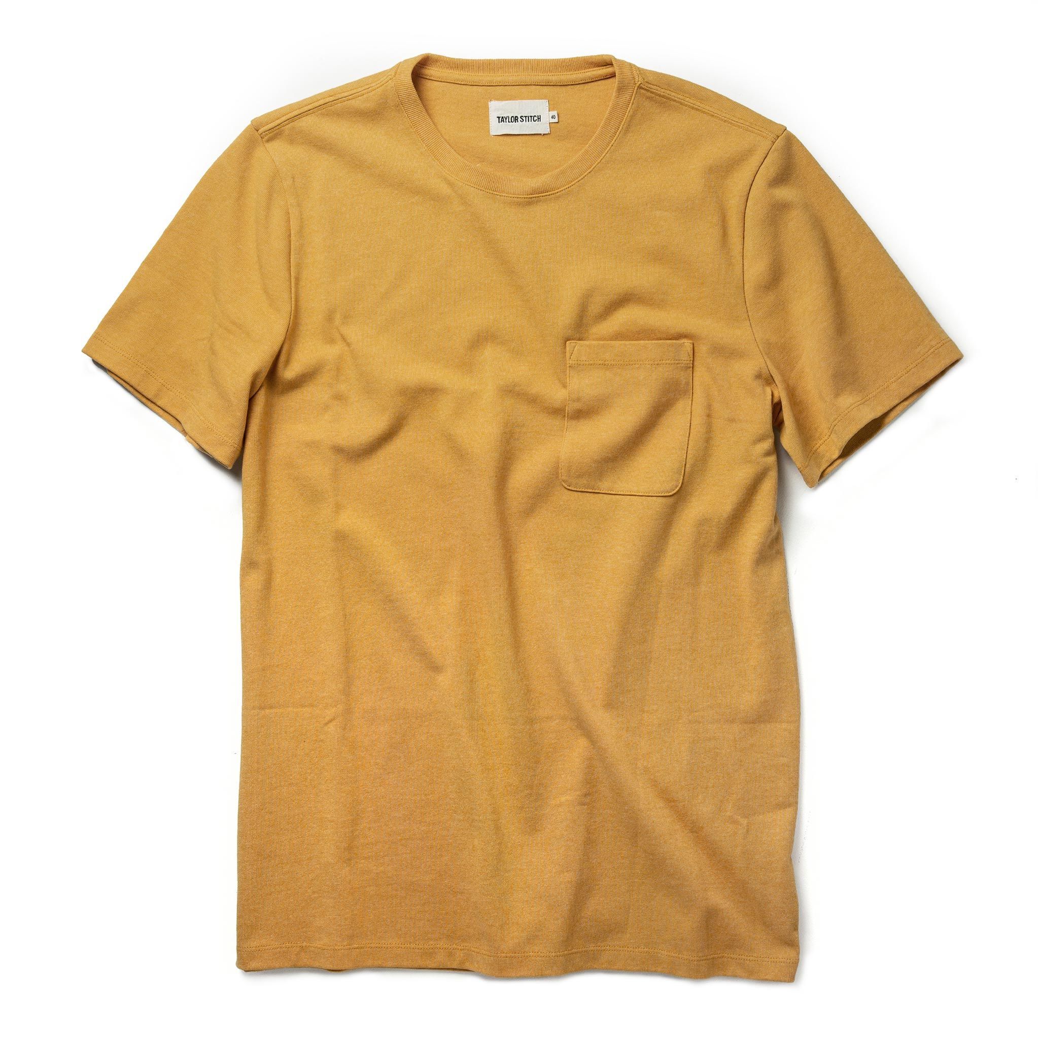 Vewse Heavy Bag Tee in Saffron