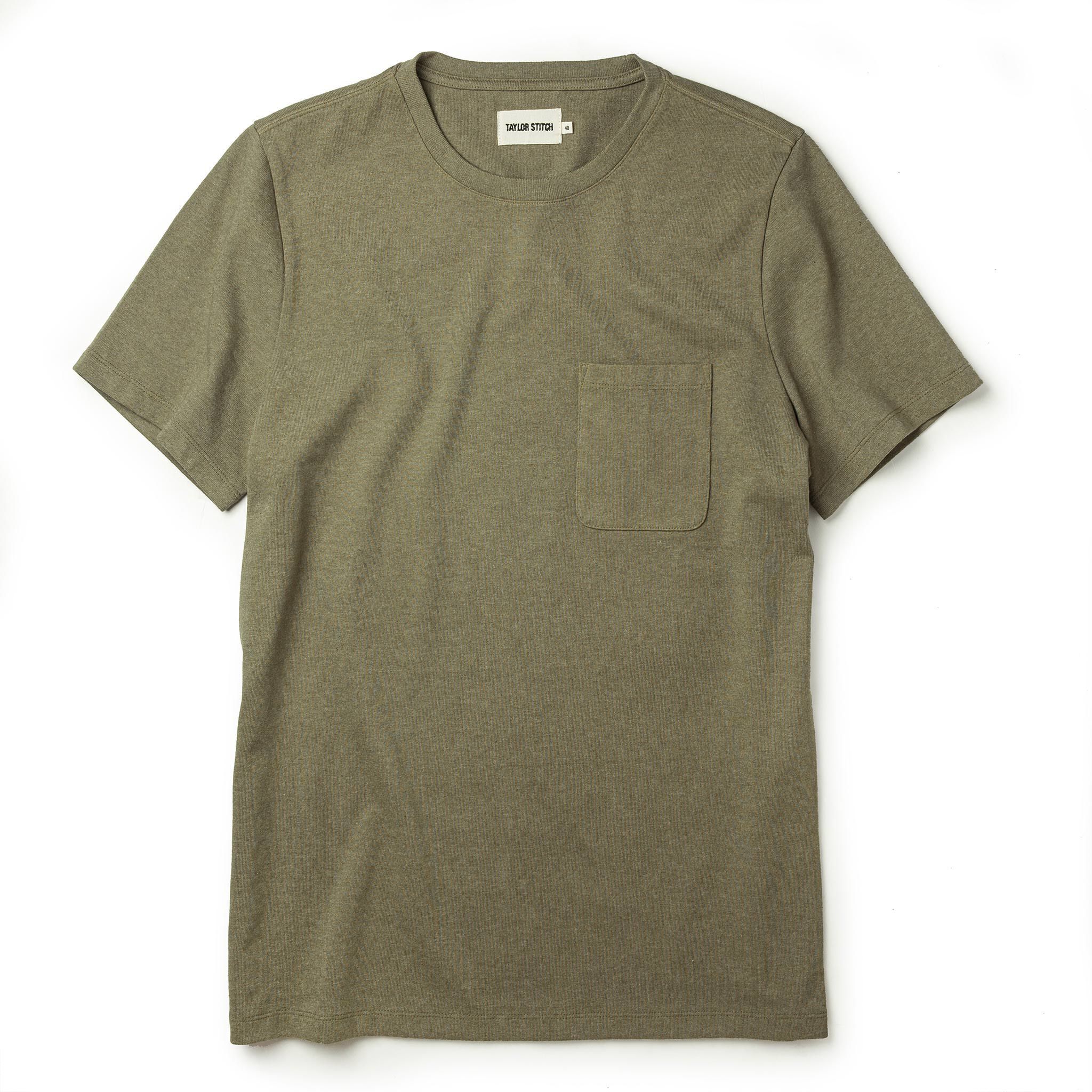 Vewse Heavy Bag Tee in Olive