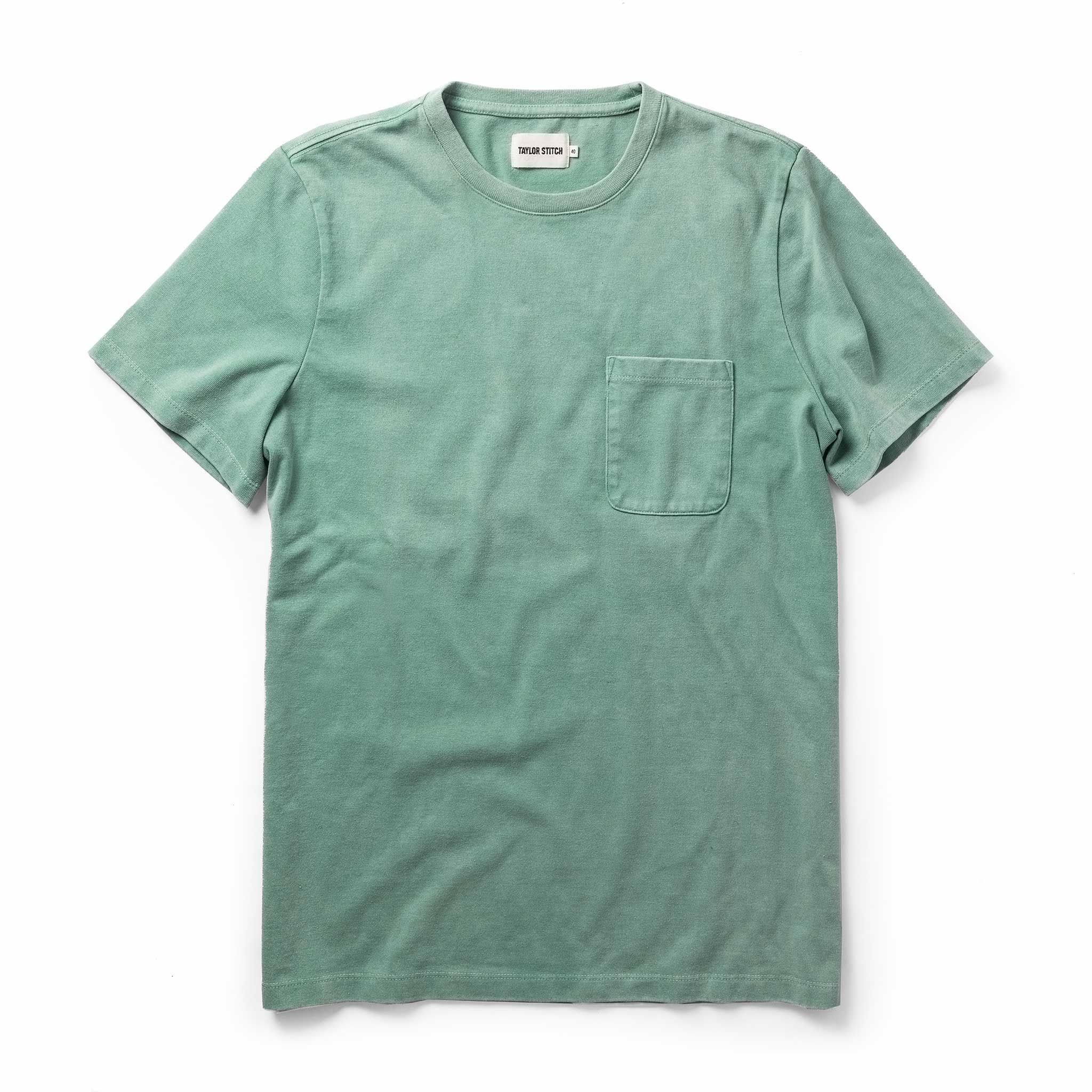 Vewse Heavy Bag Tee in Dusty Teal