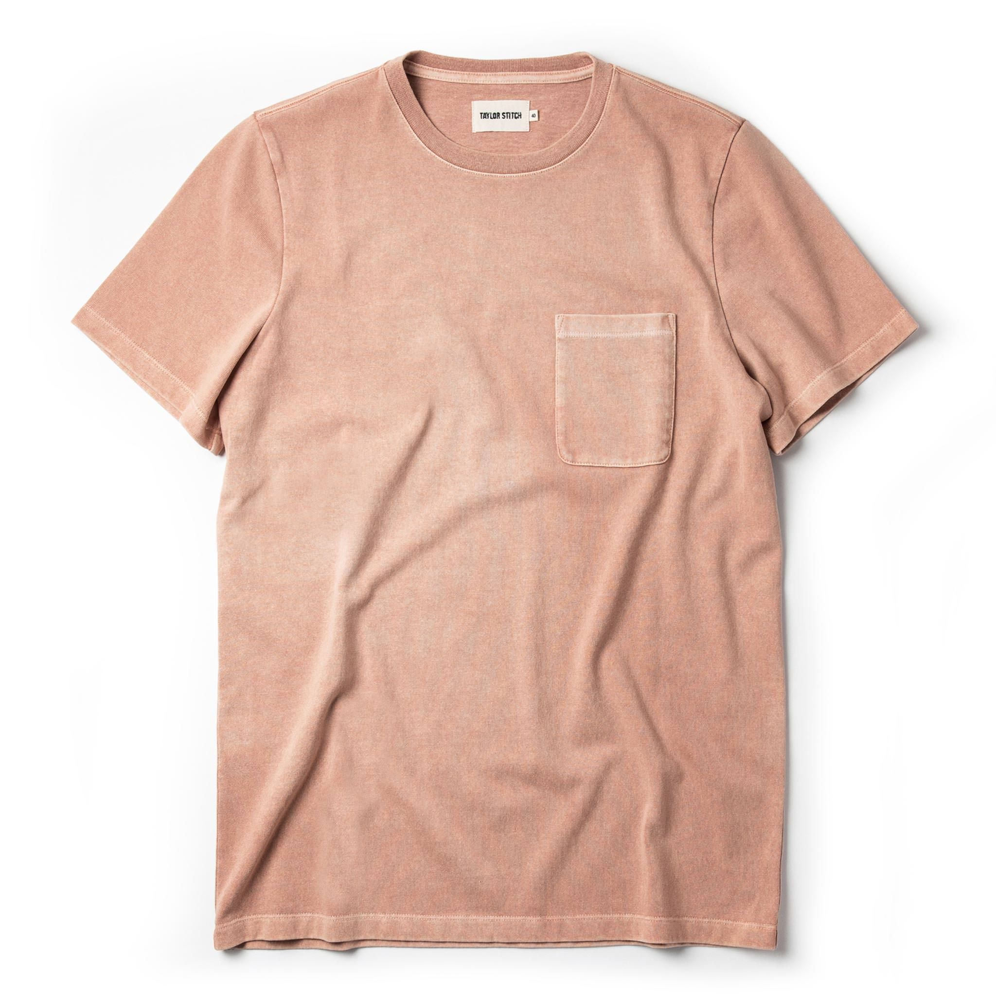 Vewse Heavy Bag Tee in Dusty Rose