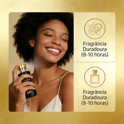 Perfume LURE HERHIM (Para Homens Mulheres)  Fragrância Leve  Duradoura, Ideal para Encontros