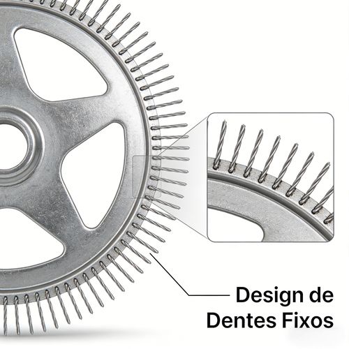 Disco de Deserto de Aço para Roçadeira 6 Polegadas Rodo de Corte de Grama Multifuncional Entrega Gratuita em Luanda