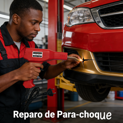 Pistola de Solda para Reparo de Plástico de Carro Ferramenta de Reparo de Amortecedor de Bumper com Soldagem Térmica