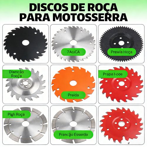 Disco de Deserto de Aço para Roçadeira 6 Polegadas Rodo de Corte de Grama Multifuncional Entrega Gratuita em Luanda