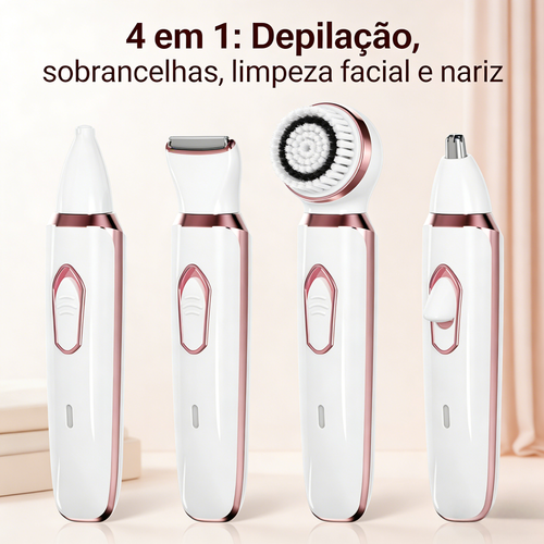 Aparelho Elétrico Multifuncional para Remoção de Pelos para Mulheres Cuidados Intimos Axilas e Corpo