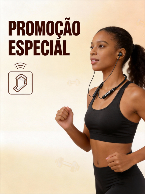 Fone de Ouvido Lenovo Colar Bluetooth Com Conforto Sem Sensação Entrega Gratuita em Luanda