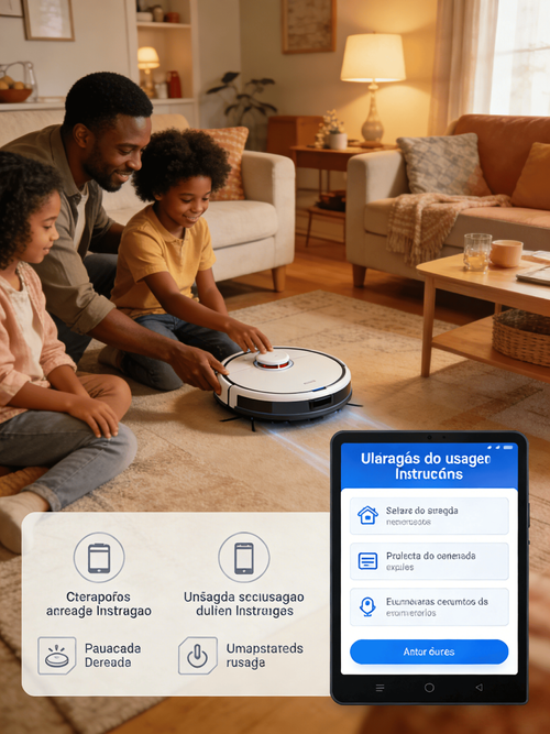 Aspirador Inteligente Automático para Casa Limpeza USB Carregável Presente Entrega Gratuita em Luanda e Pagamento na Entrega Pro Kz36.990