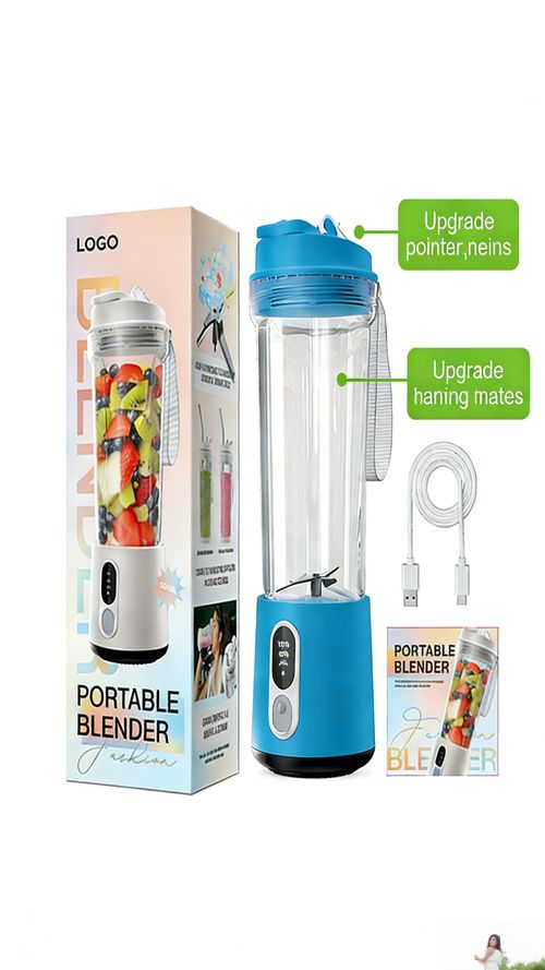 Liquidificador Portátil Azul Atualizado Quebra-Células Limpeza Automática Suco Portátil Entrega Gratuita em Luanda