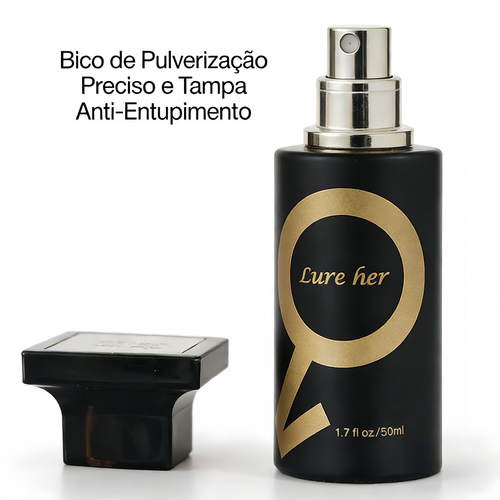 Perfume LURE HERHIM (Para Homens Mulheres)  Fragrância Leve  Duradoura, Ideal para Encontros