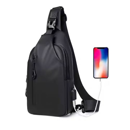 Nova bolsa mensageiro de grande capacidade para atividades ao ar livre, bolsa de peito masculina de nova geração, bolsa de ombro moderna e simples