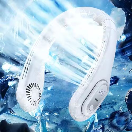 Venda imperdível novo estilo de ventilador de pescoço pendurado preguiçoso ventilador de pescoço pendurado ventilador de pescoço pendurado sem lâminas