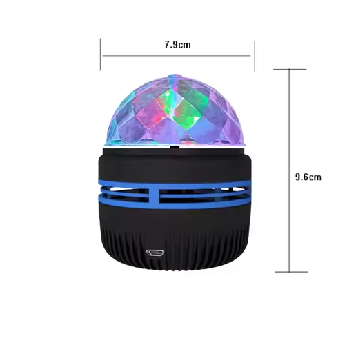 Controle remoto de ondulação de água bola mágica projeção oceano onda de água luz de discoteca