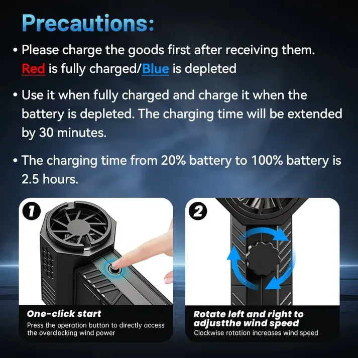 Mini Turbo Jet Handheld Blower