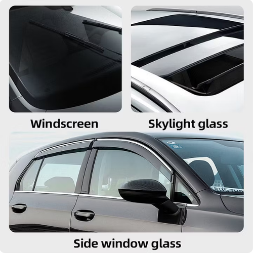 Auto Glass Scratch Care Polishing Fluid（2 bottles） Free sponge + towel