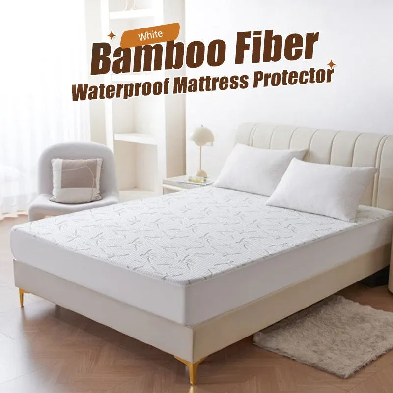 Bamboo Fibre Waterproof Mattress Protector – Stay Dry, Fresh & Comfortable Night After Night ✨