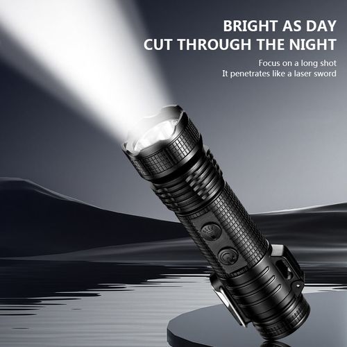Double arc lighter high-powered flashlight