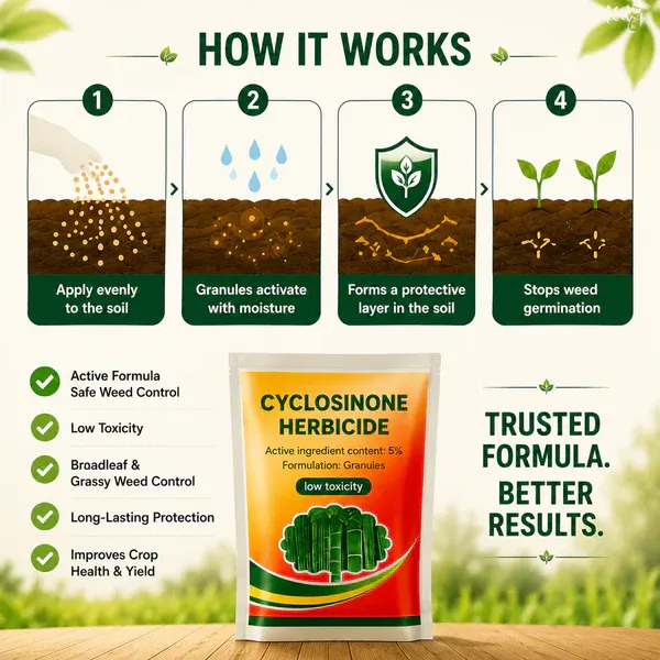 Cyclosinonie Herbicide Granules（3PCS）