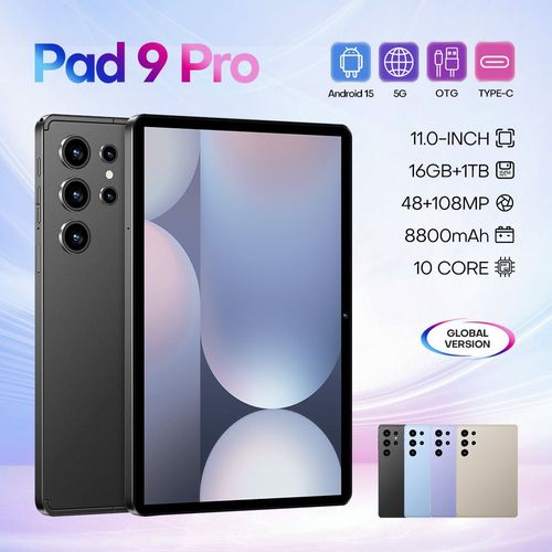 Global Version Pad 25Ultra Android 15 5G Deca Core 16+1TB Dual Cameras 11.0inch Gaming Tablet Custom logo Business Tablet