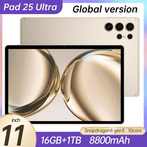Global Version Pad 25Ultra Android 15 5G Deca Core 16+1TB Dual Cameras 11.0inch Gaming Tablet Custom logo Business Tablet