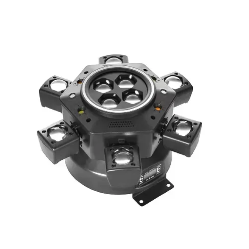 The six-arm Mighty King with remote control, 360° rotating strobe light