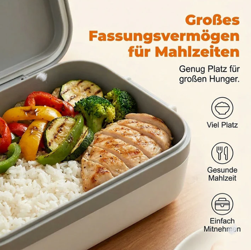 🍱⚡ Portable electric lunch box with self-heating 🔋🌡️