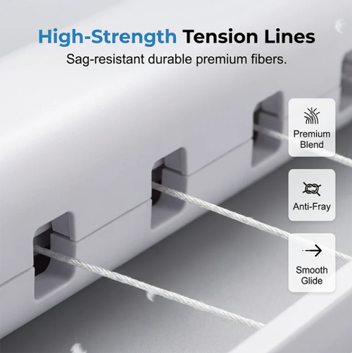 Retractable Multi-Line Clothesline