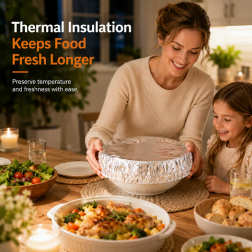 🍽️Foil Thermal Food Cover —150pc