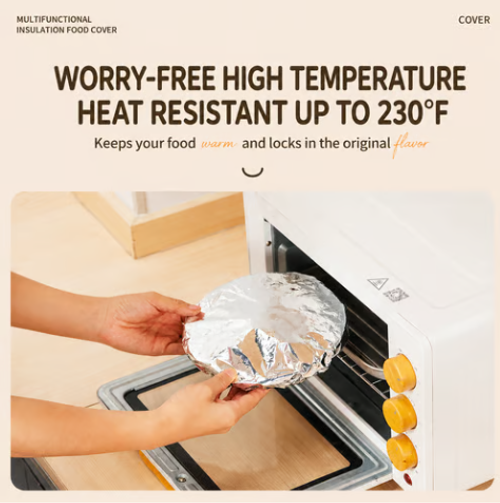 🍽️Foil Thermal Food Cover —150pc