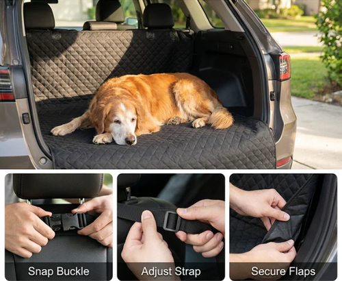 Protects trunk from dirt, spills & fur – perfect for dogs or outdoor gear 🐕