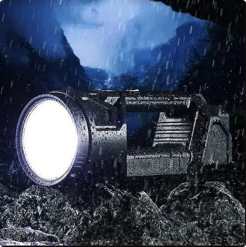 Super Bright Double-head Spotlight Portable Flashlight(The biggest)