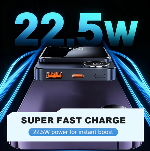 🔋✨Professional Magnetic Charger for Travelers & Professionals 🧲|Wireless | 10,000 mAh |