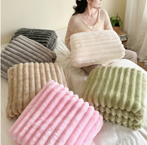PLUSH FLEECE    White 1.5m×2m