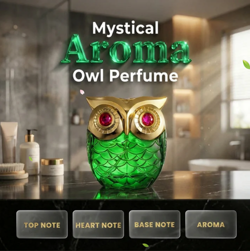 Mysterious Scent, Elegant Owl Bottle, Long-Lasting💎