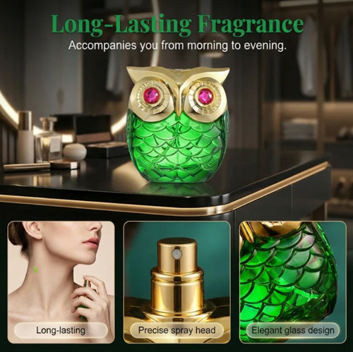 Mysterious Scent, Elegant Owl Bottle, Long-Lasting💎