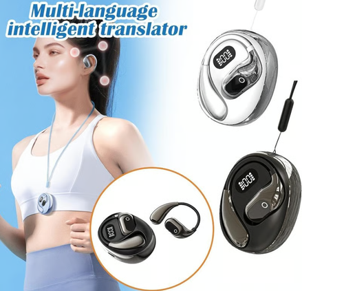 MS190 Translation Earbuds, Supports Real-Time Translation in 156 Languages